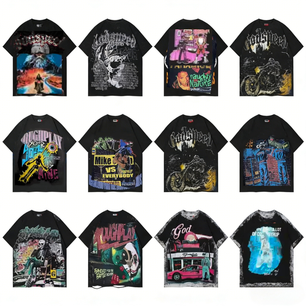 Bulk Custom Large-Print T-Shirts for Luxury Streetwear: Production Considerations}